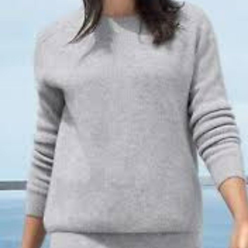 NWT Johnny Was Calme CASHMERE RIBBED PULLOVER Sweater